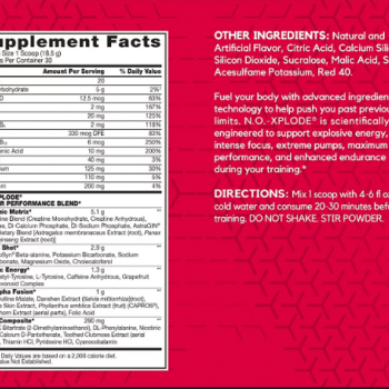 No xplode Pre workout 30 serving No xplode Pre workout 30 serving